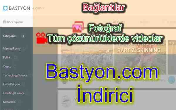 Bastyon (eski Pocketnet) video ve fotoğraf indir
