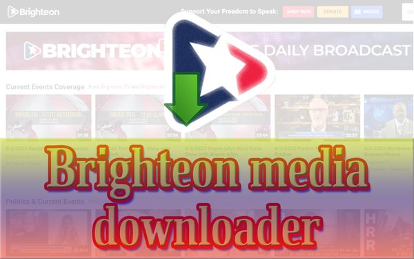 Brighteon.com download video