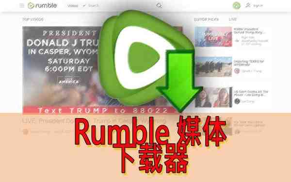 Rumble下载媒体(视频和照片)