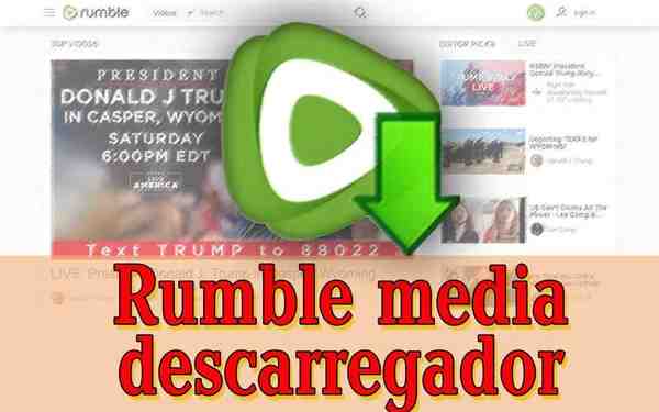 Rumble baixar mídia (vídeo e fotos)