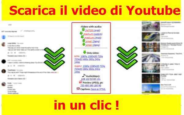 Video di YouTube, foto e sottotitoli downloader