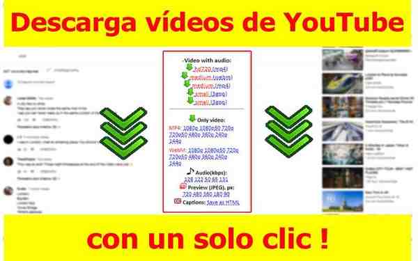 Descargar videos, fotos y Subtítulos de YouTube
